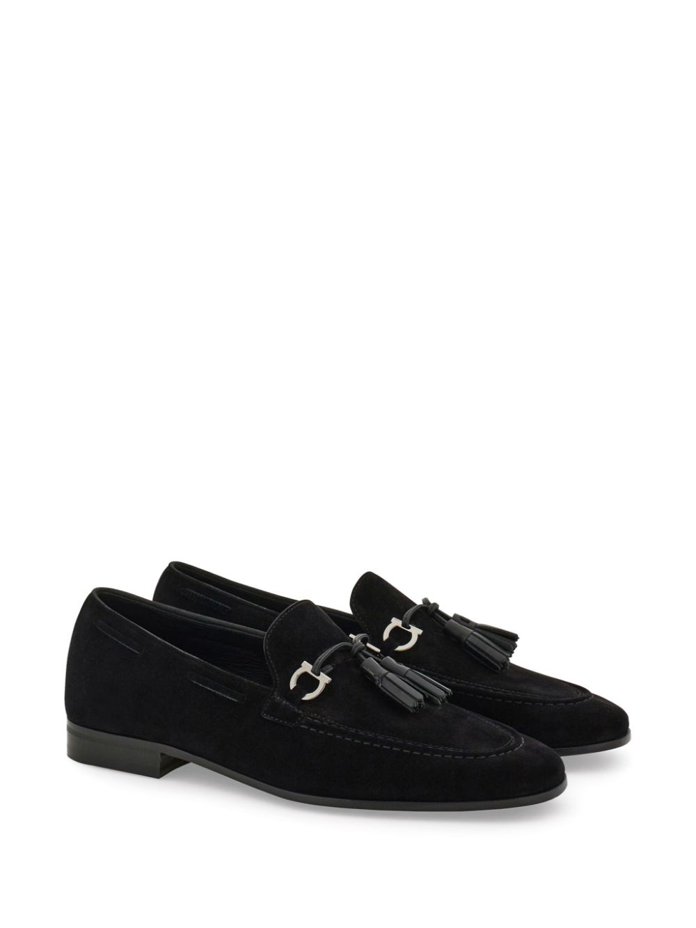 Ferragamo tassel-detail loafers - Zwart