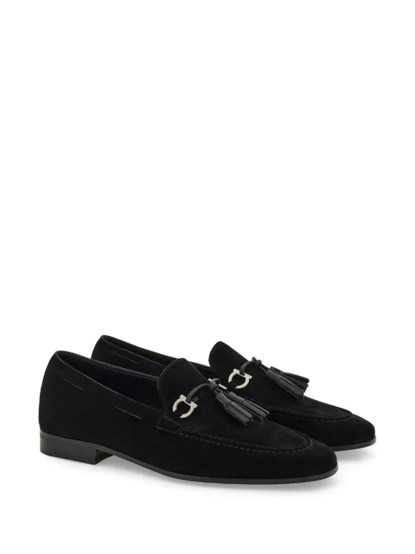 Ferragamo 黒 タッセル ローファー Ferragamo タッセル ローファー | ブラック | FARFETCH JP
