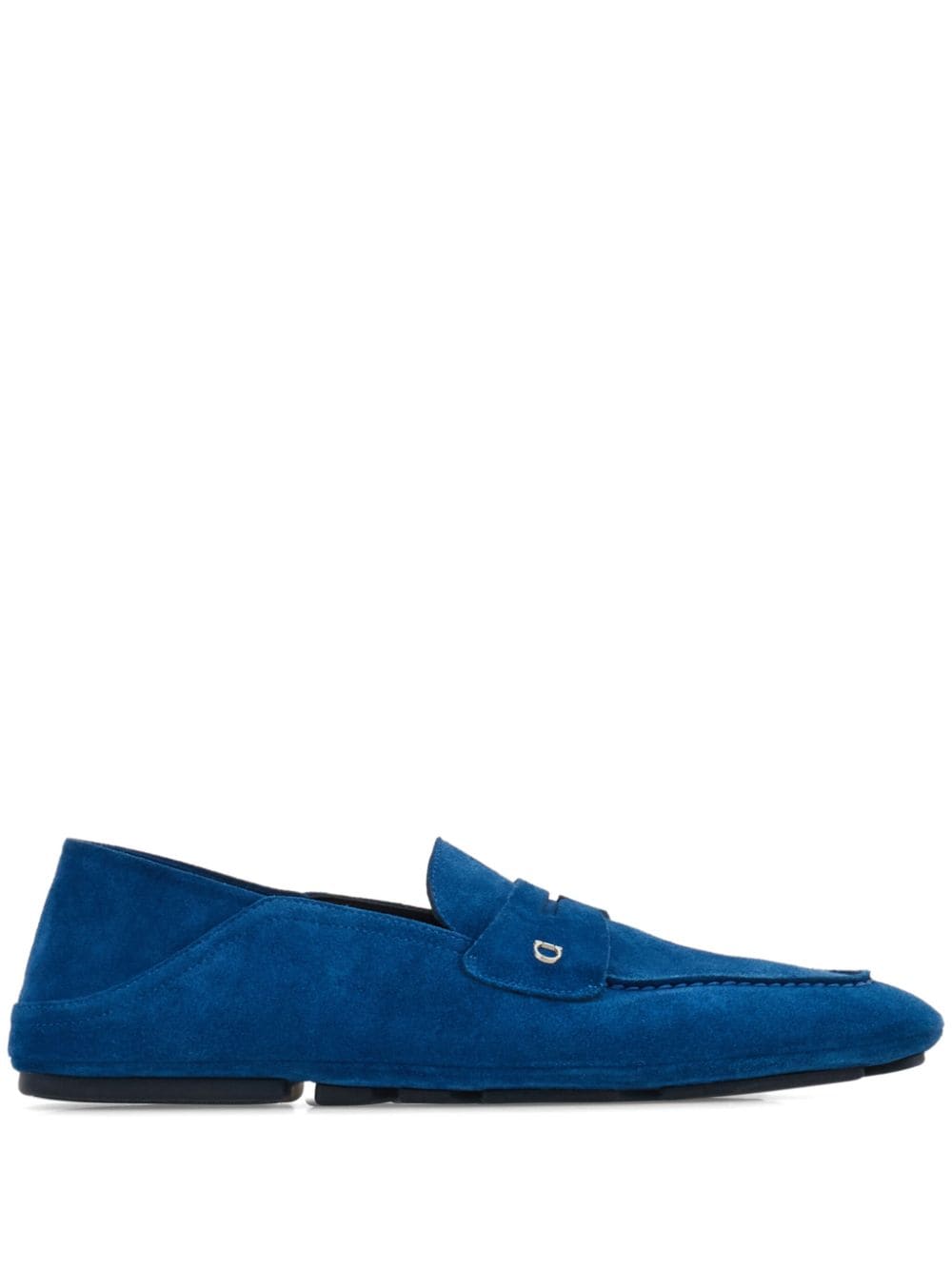 Ferragamo Loafers met Gancini-plakkaat Blauw