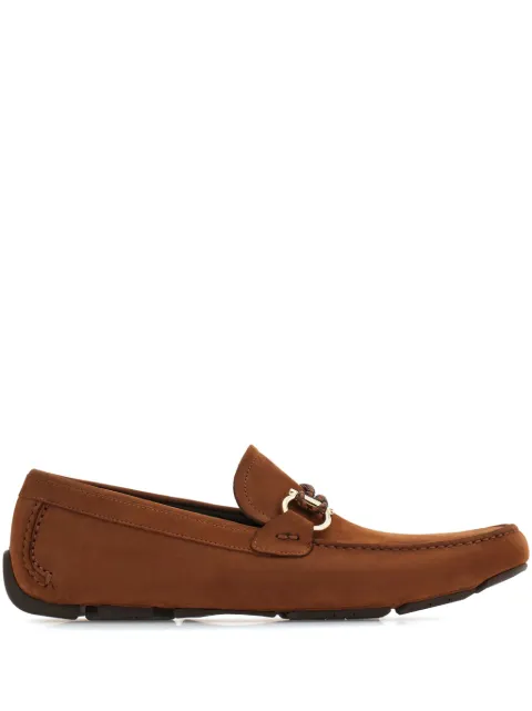 Ferragamo Gancini-plaque loafers