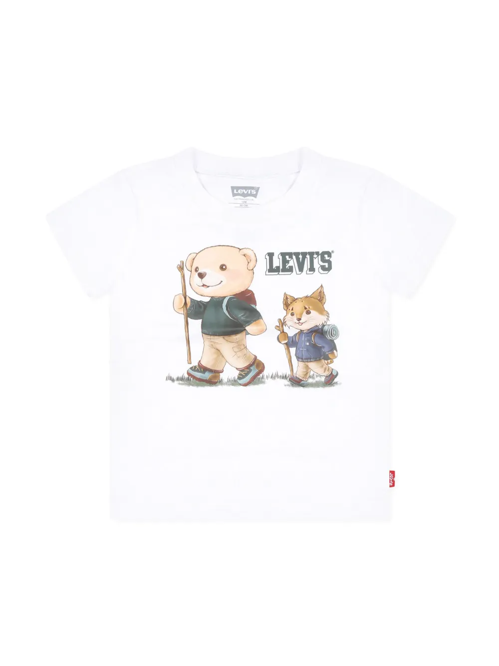 Levi's Kids T-shirt hoodie en broek van katoenblend Blauw
