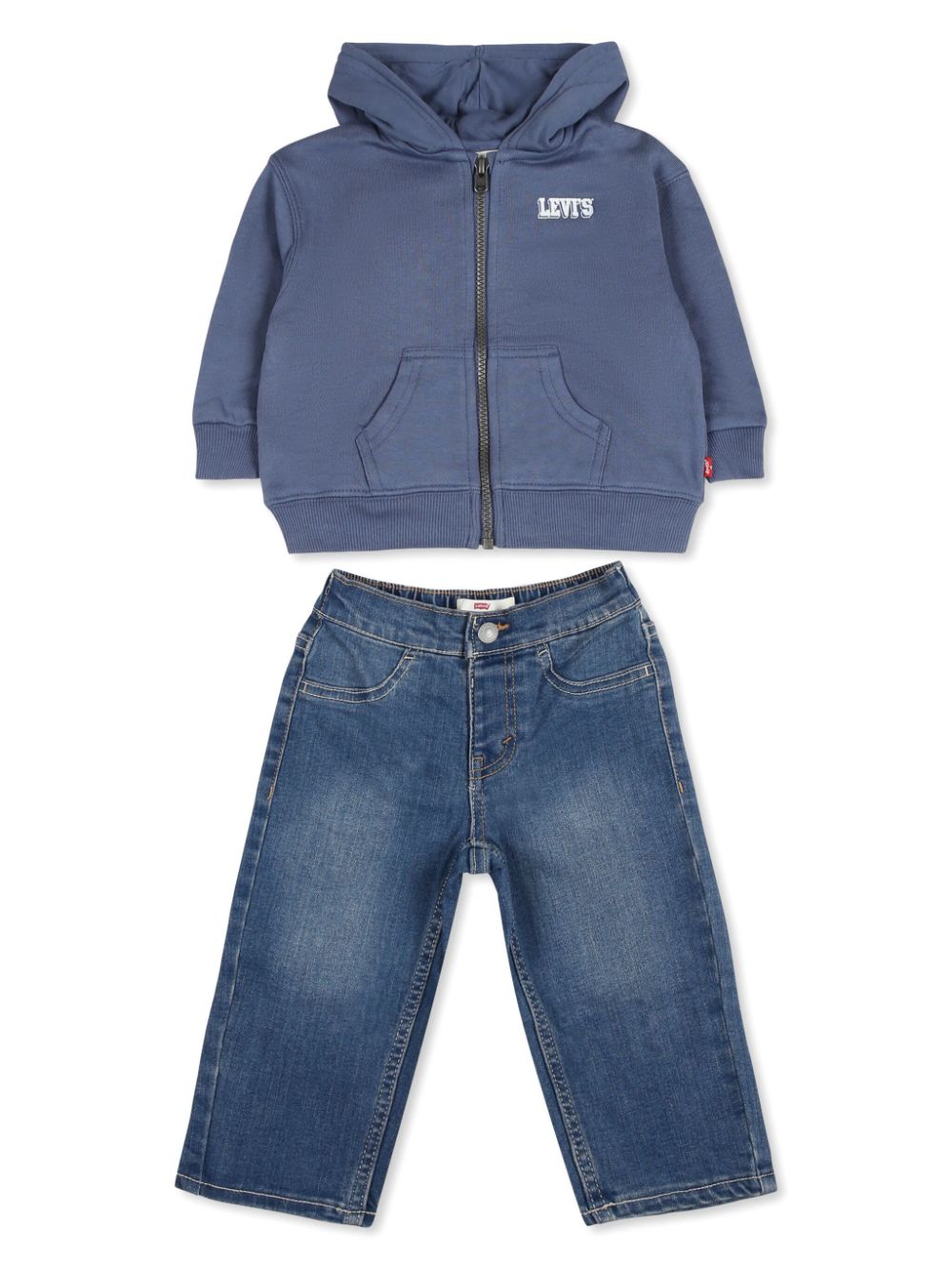 Levi's Kids cotton-blend set - Blauw