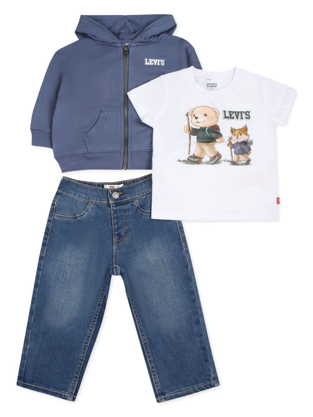 Levi's Kids cotton-blend set - Blue