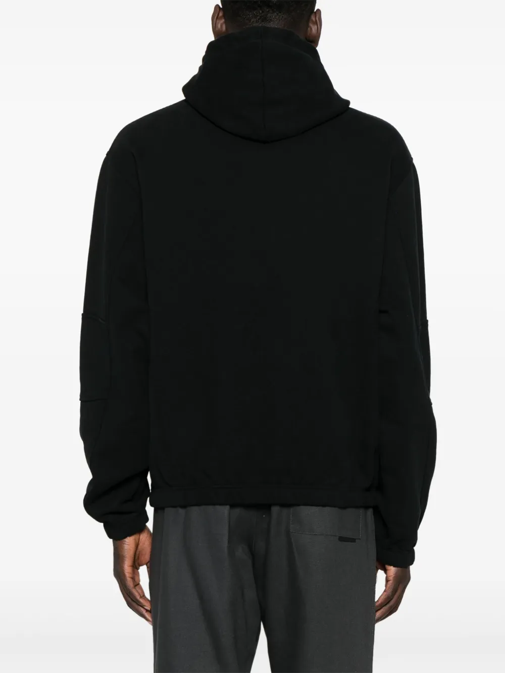 ROA Katoenen hoodie Zwart