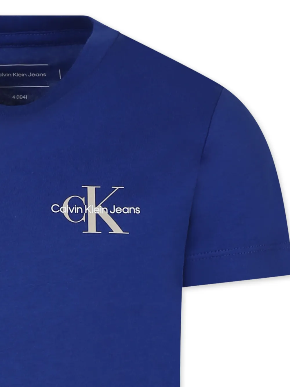 Calvin Klein Kids T-shirt met logoprint Blauw