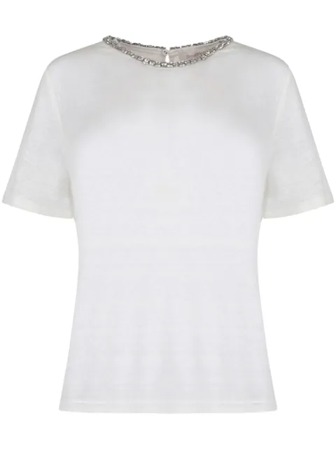 ZIMMERMANN Illustration embellished t-shirt