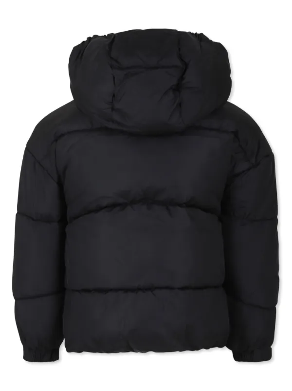 Calvin Klein Kids logo-appliqué Puffer Jacket Black FARFETCH AE