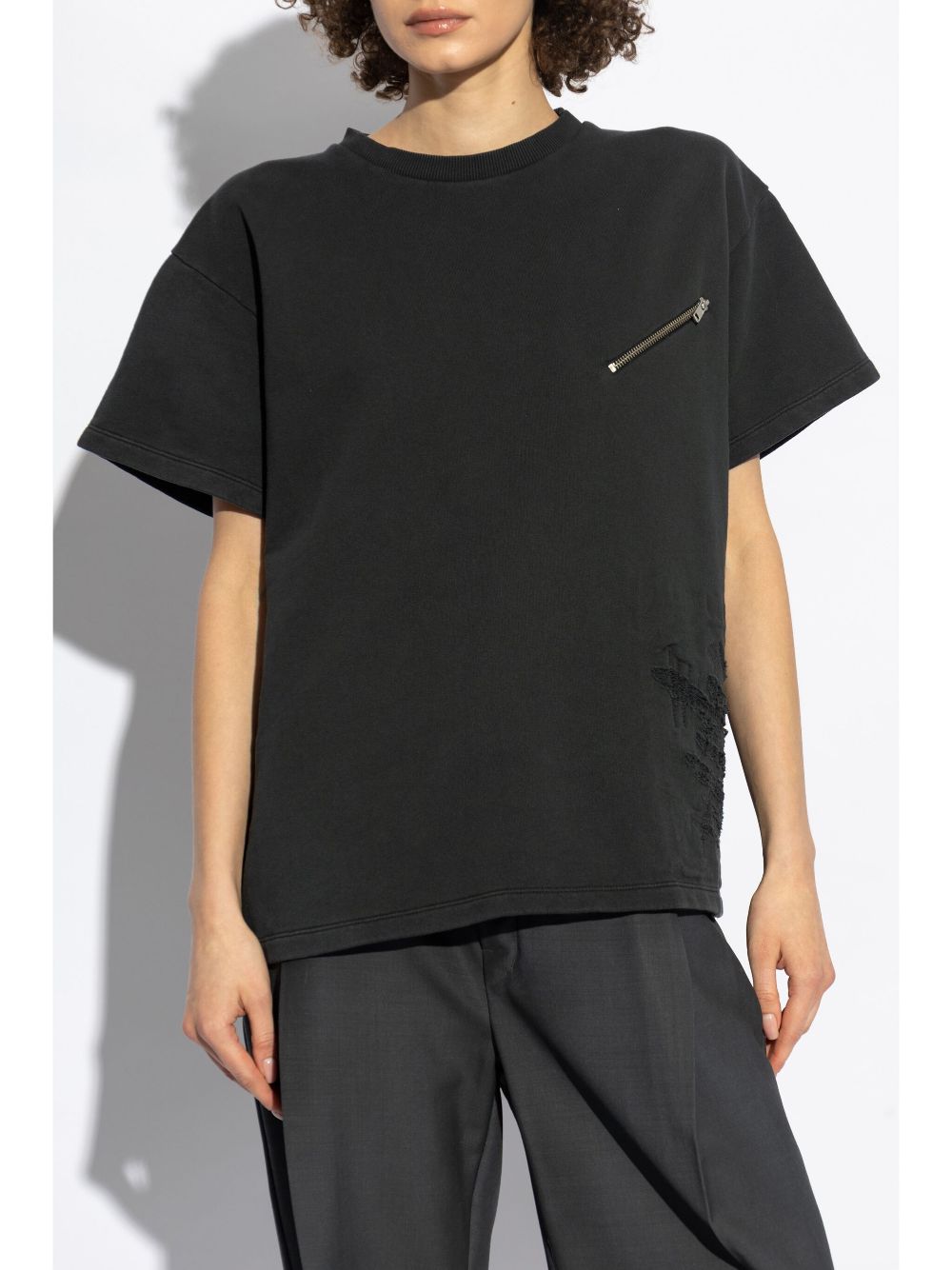 MM6 Maison Margiela zip-pocket T-shirt Women