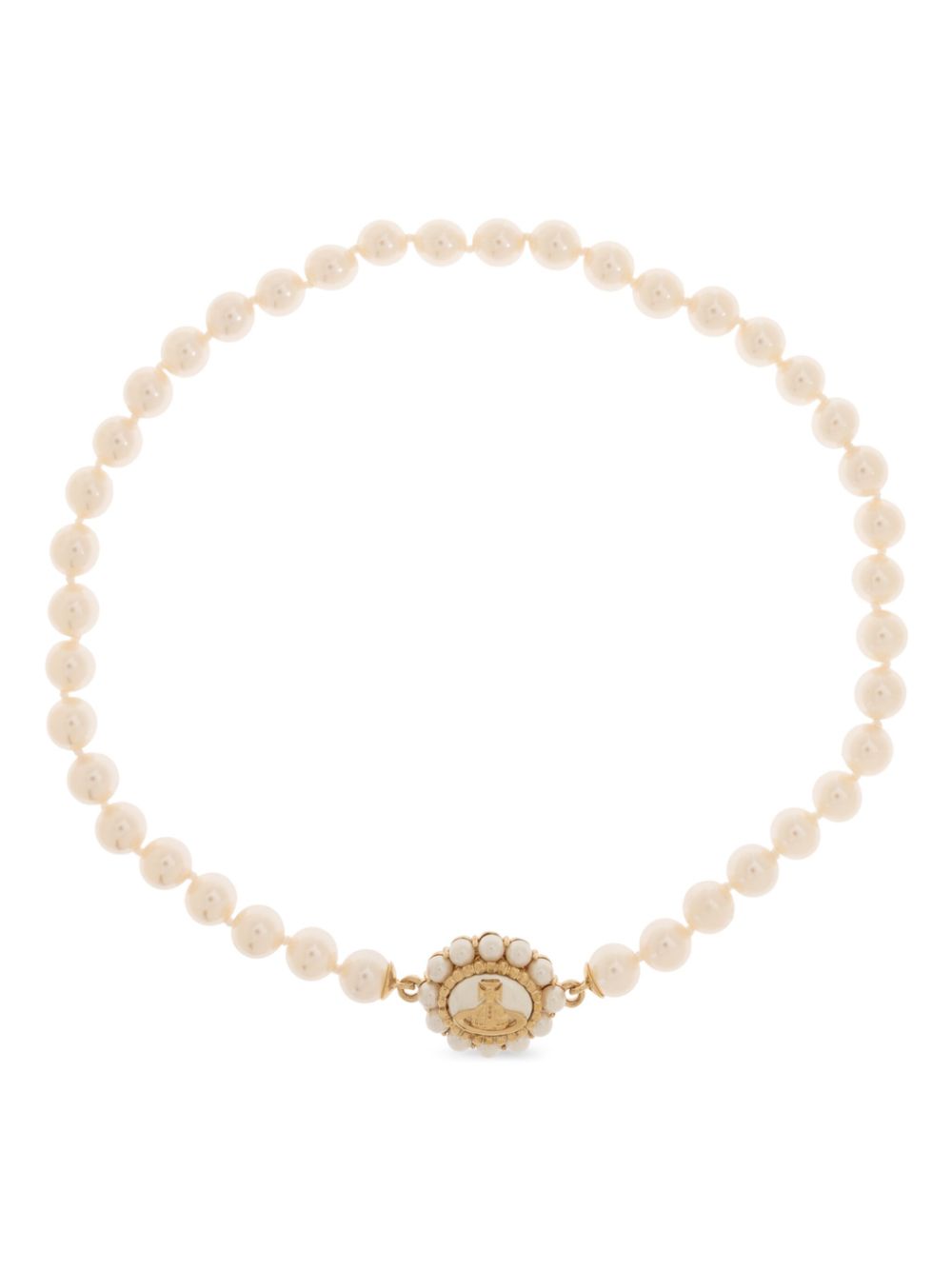 Vivienne Westwood pearl necklace - Neutrals