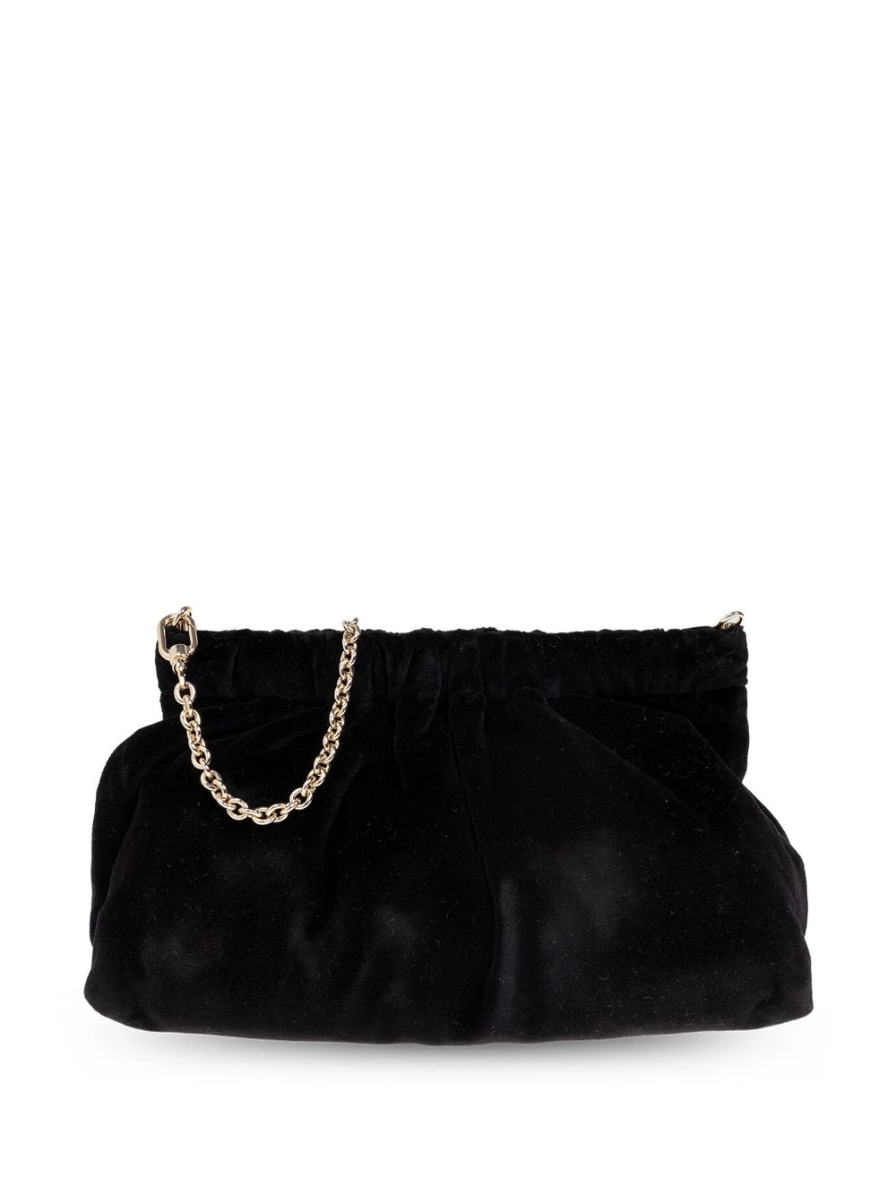 Furla velvet-finish shoulder bag - Black