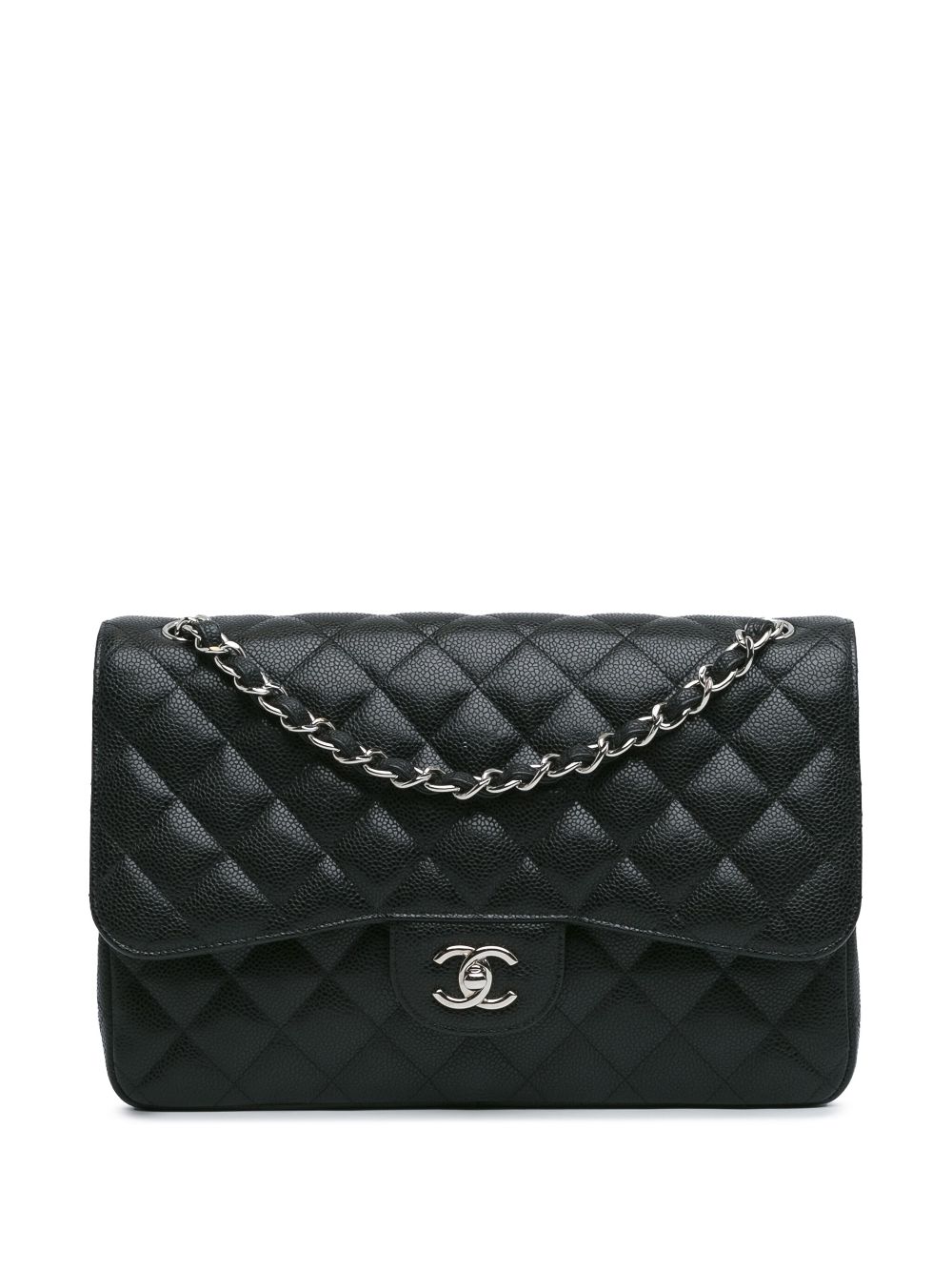 Cheap HOT SALE CHANEL 2013-2014 Jumbo Classic Caviar Double Flap shoulder bag Women