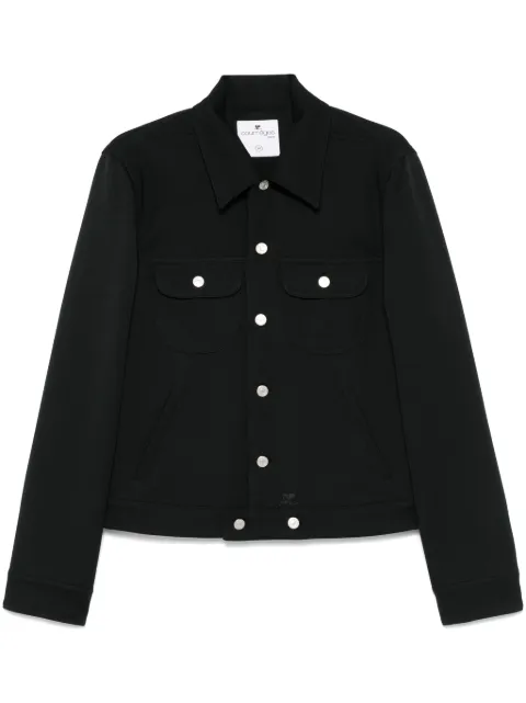 Courrèges chamarra truckerde sarga