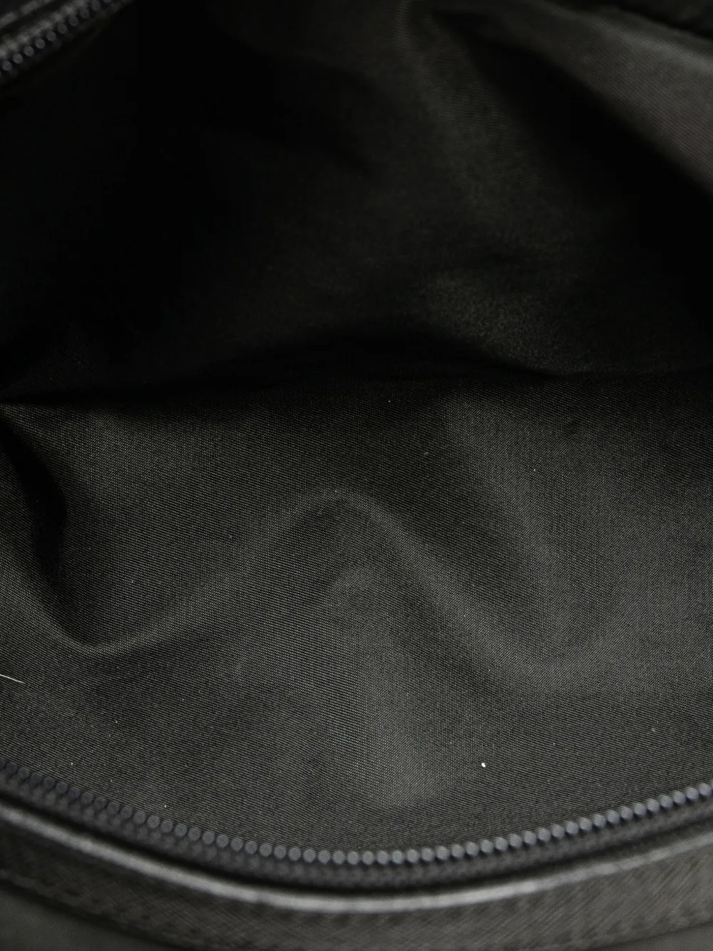 Pre-owned Prada 2000-2013 Tessuto Double Zip Pouch In Black