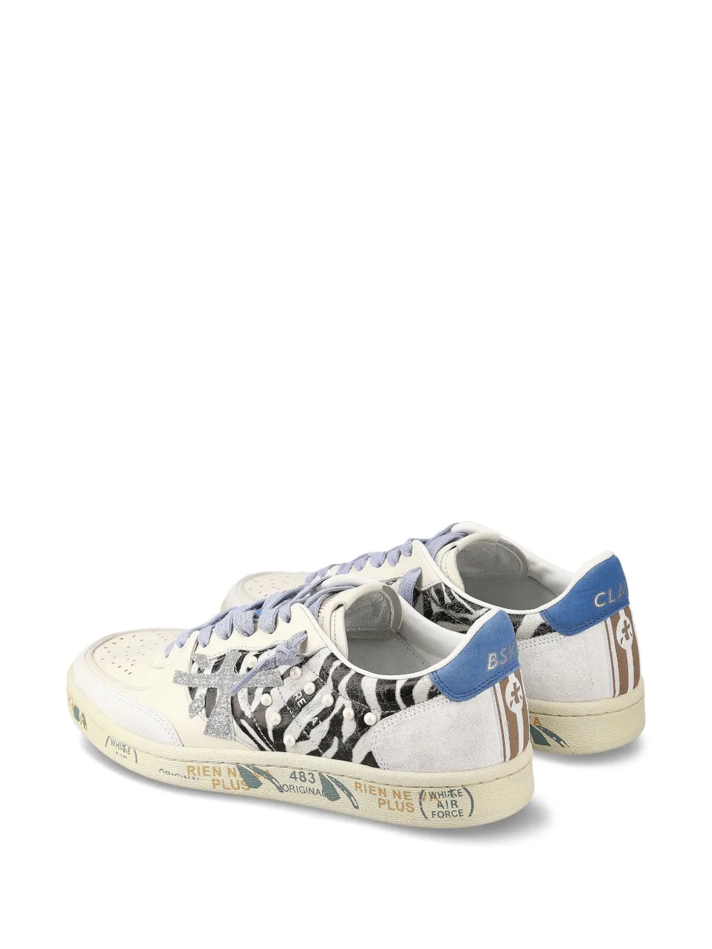 Premiata Basket Clay sneakers Wit