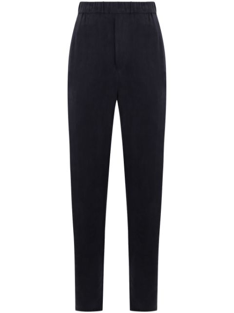 Giorgio Armani elasticated-waist tapered trousers Men