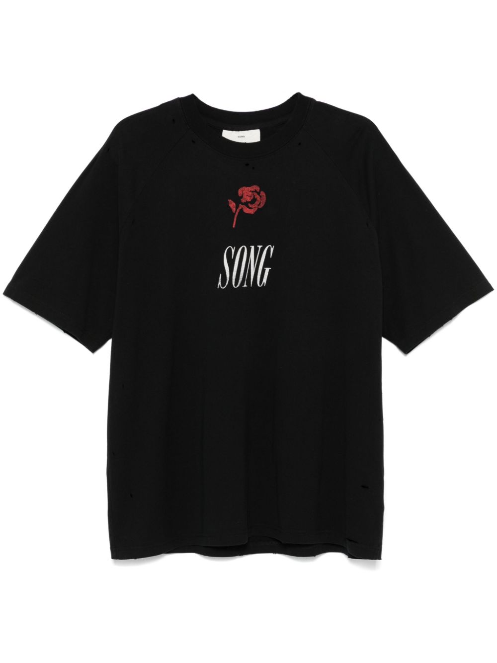 Song For The Mute Song-print T-shirt - Black