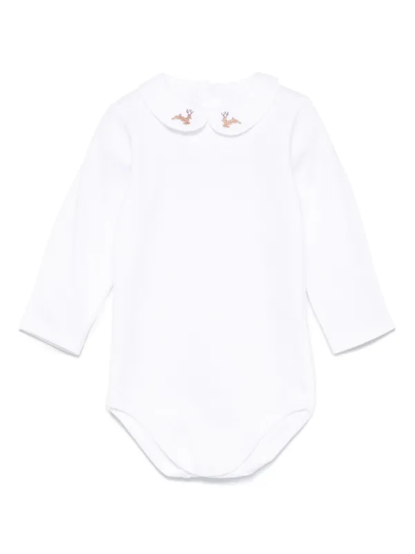 Mariella Ferrari Body Con Motivo Cervo Bianco FARFETCH IT