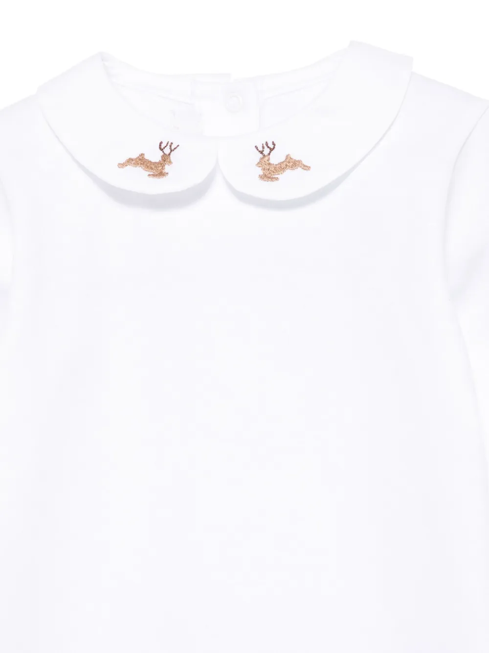 Mariella Ferrari Romper met hertenpatroon Wit