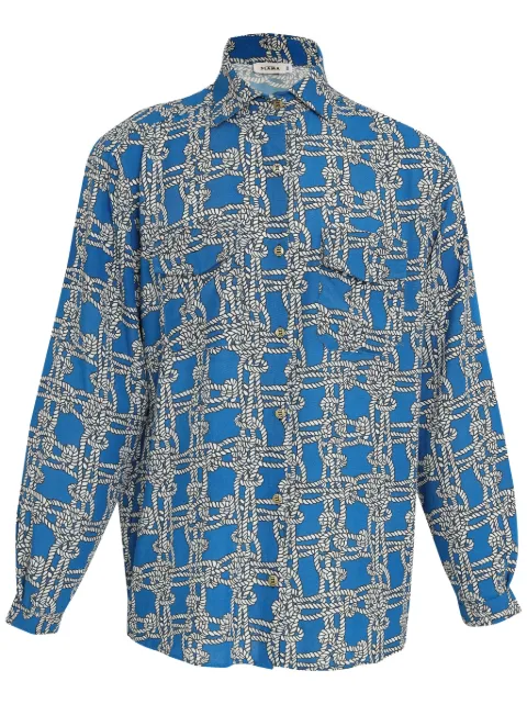 Amir Slama camisa con estampado gráfico