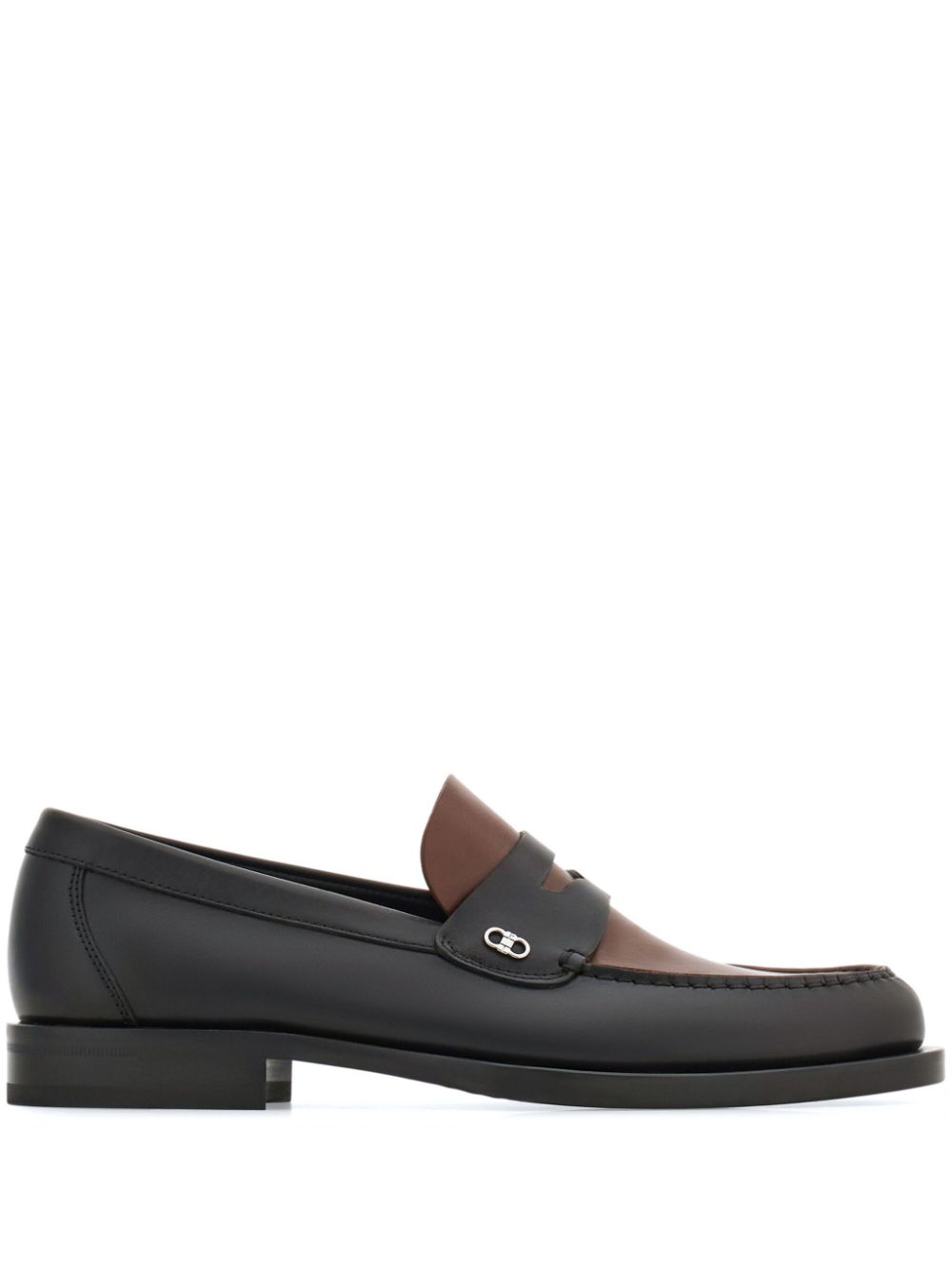 Ferragamo Gancini loafers Zwart