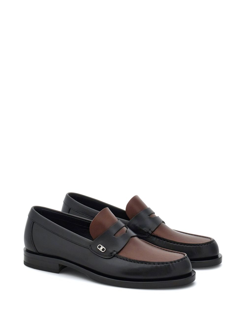 Ferragamo Gancini loafers Zwart