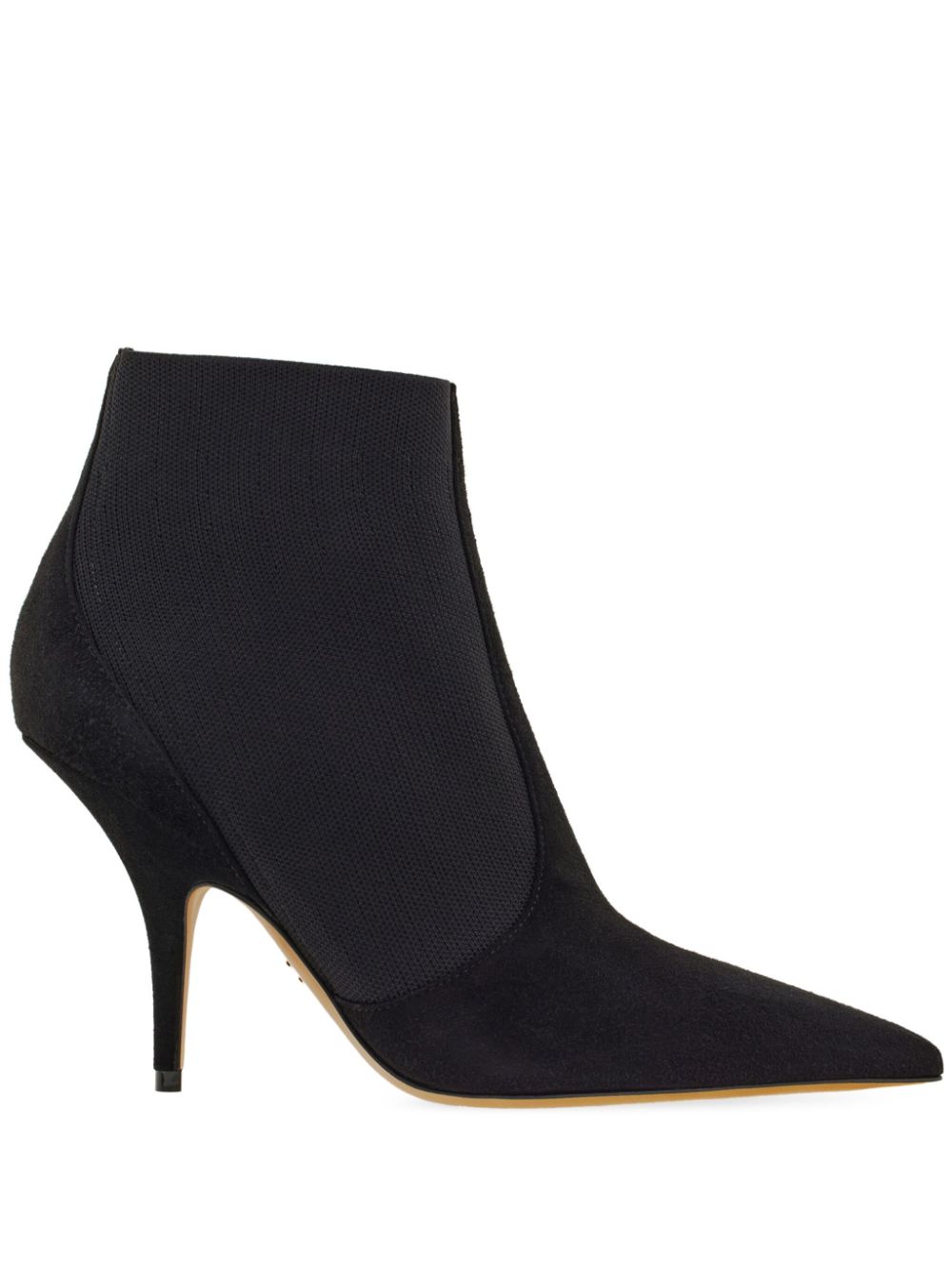 Ferragamo panelled ankle boot Black