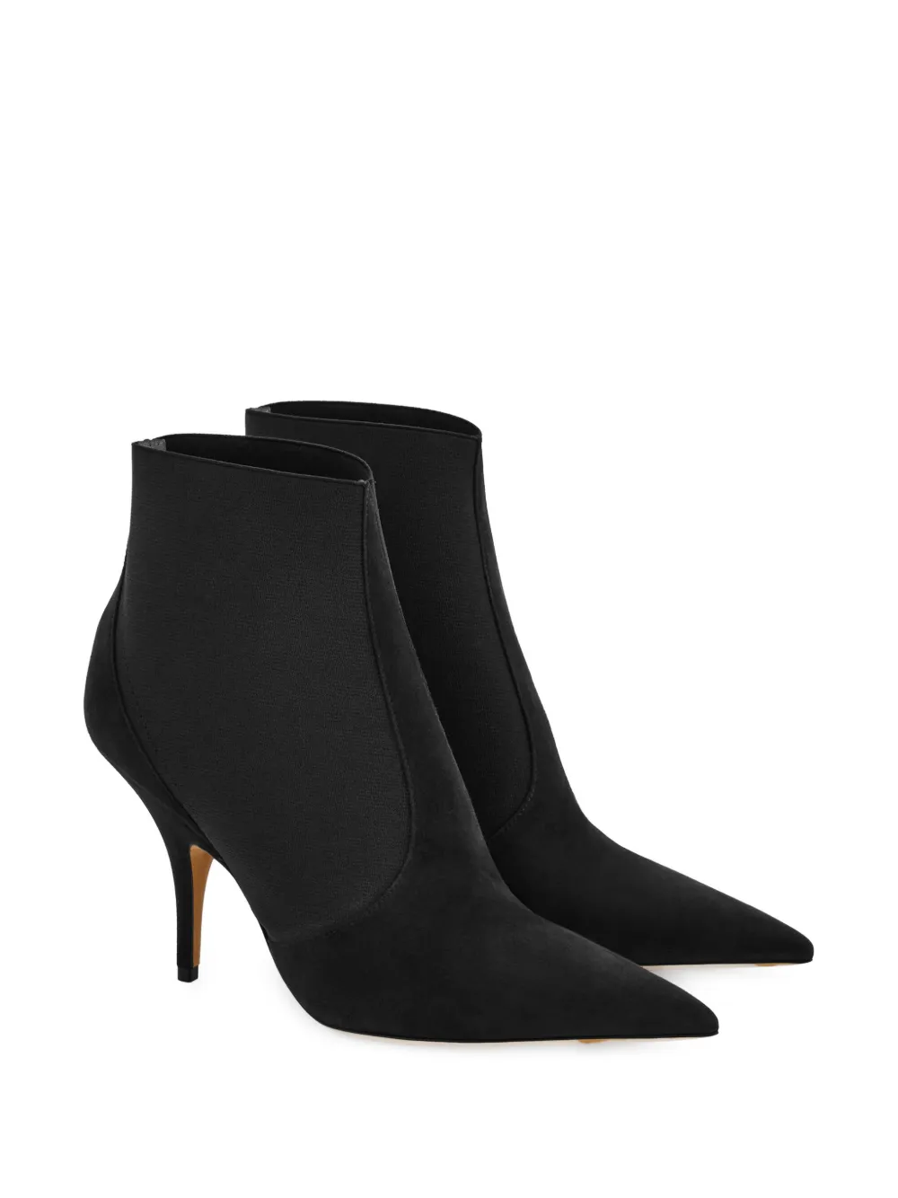 Ferragamo panelled ankle boot Black