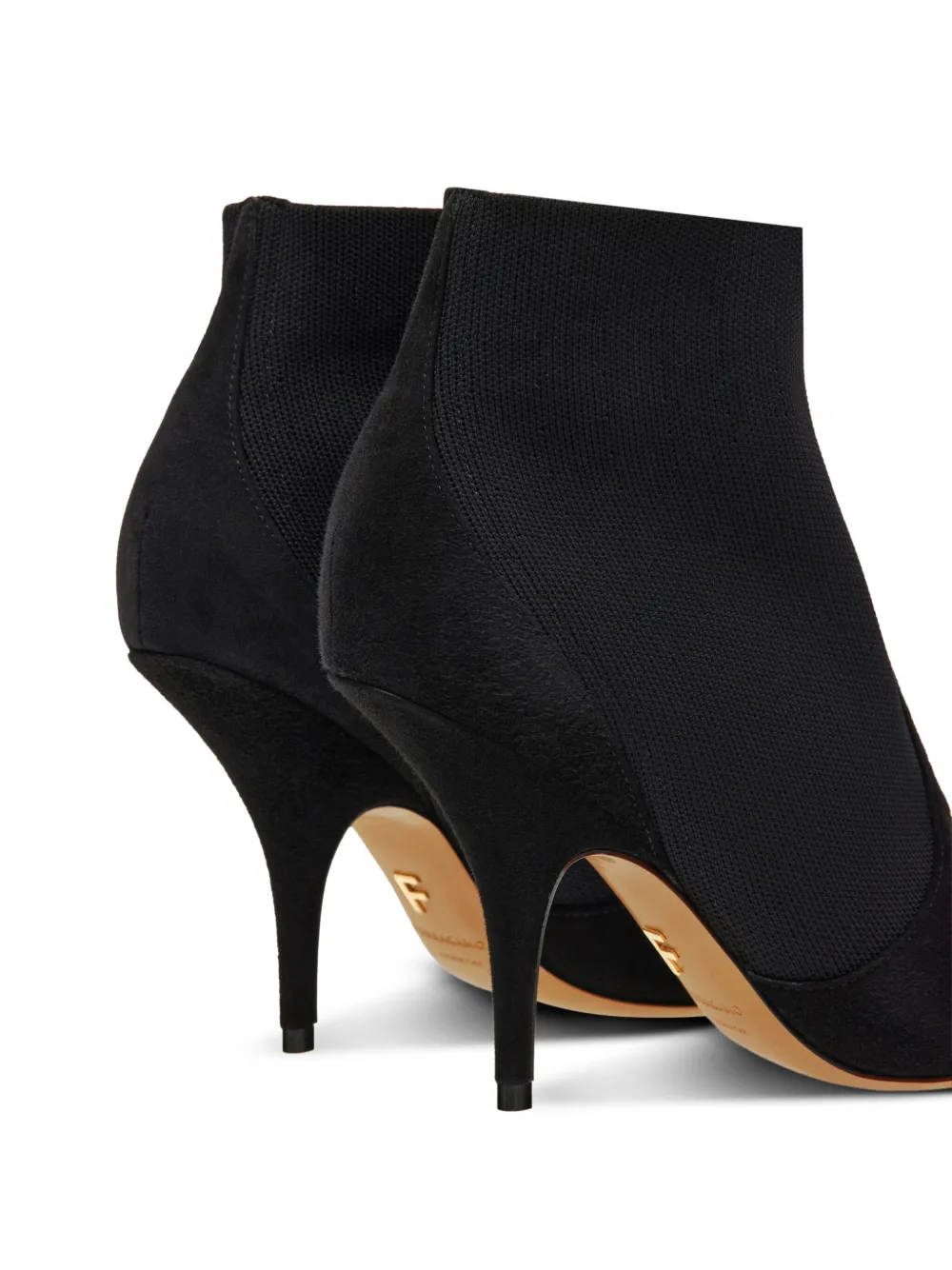 Ferragamo panelled ankle boot Black