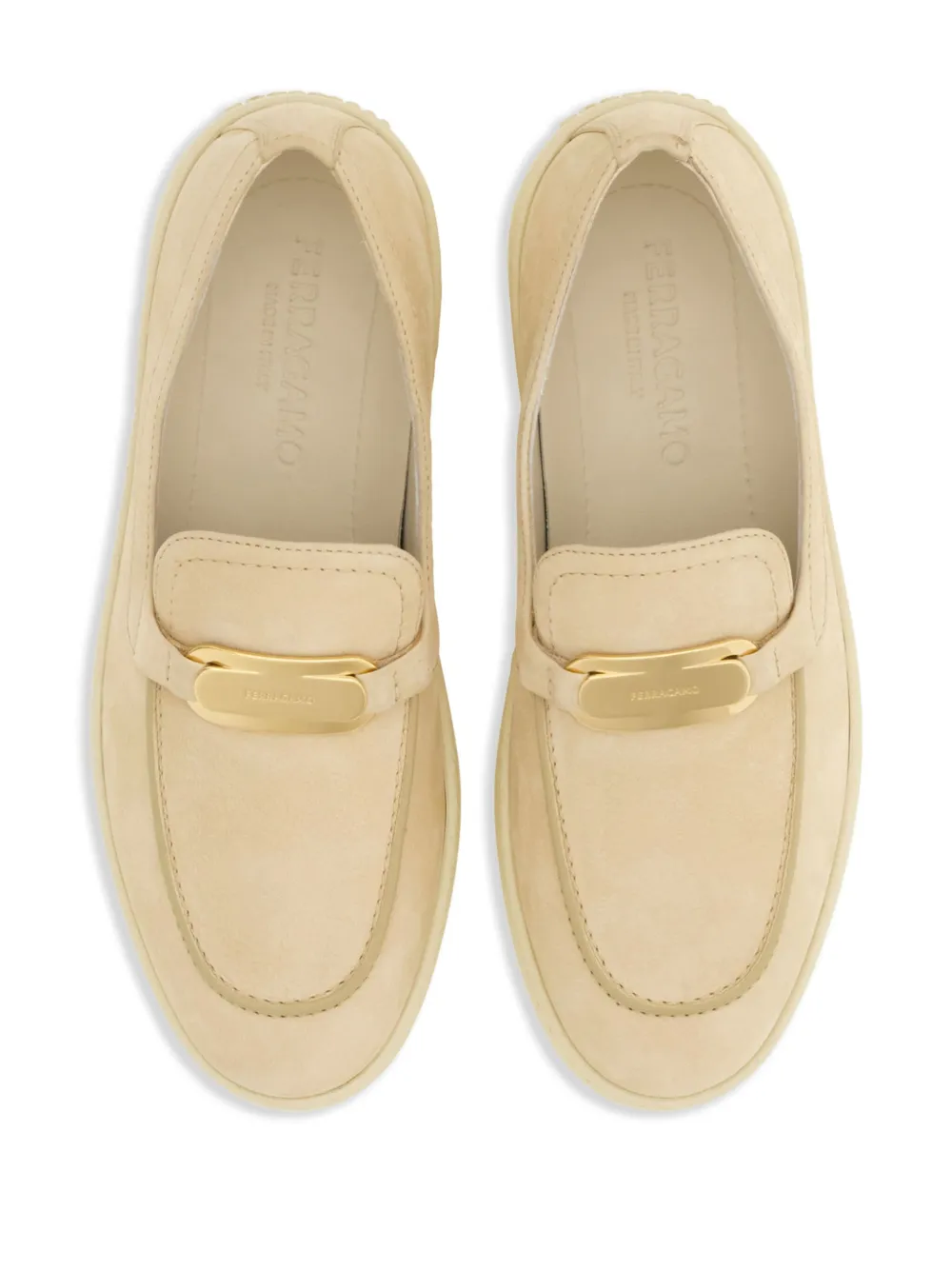 Ferragamo New Vara loafers Beige