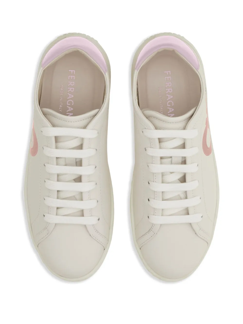 Ferragamo Double Gancini sneakers White