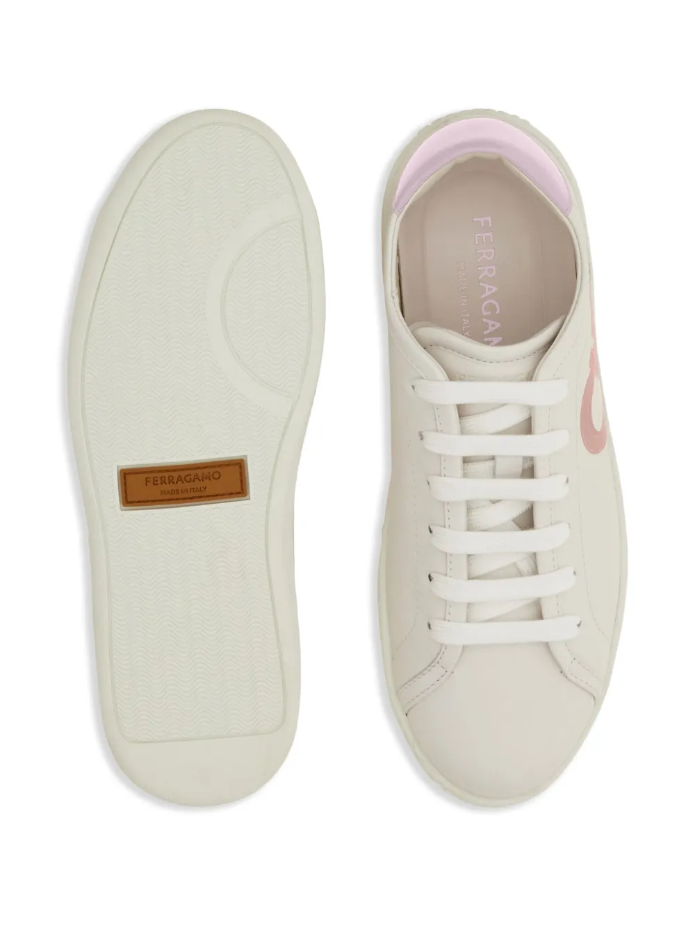 Ferragamo Double Gancini sneakers White