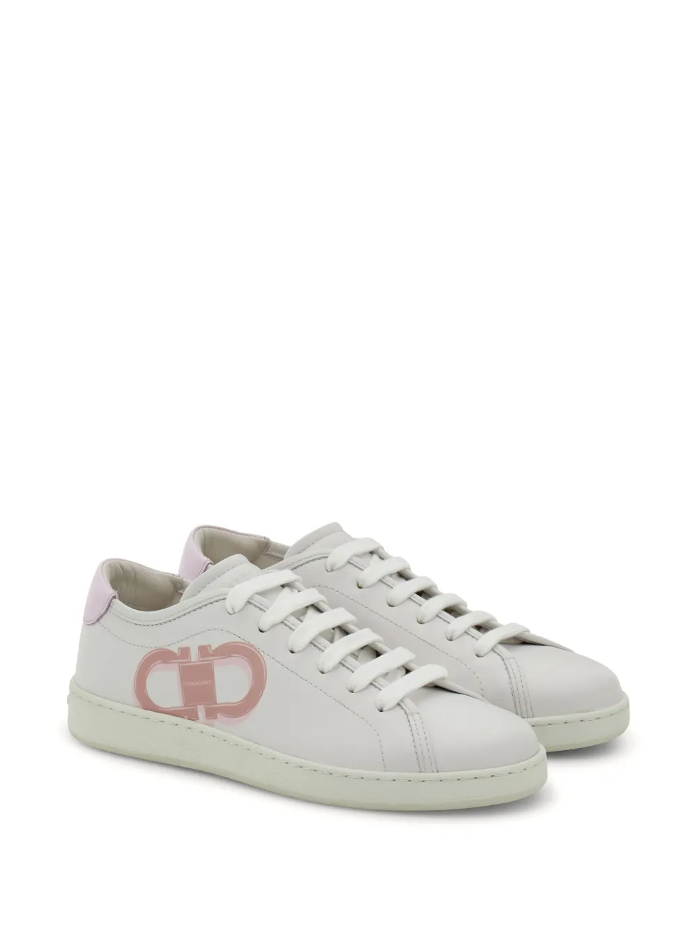 Ferragamo Double Gancini sneakers White