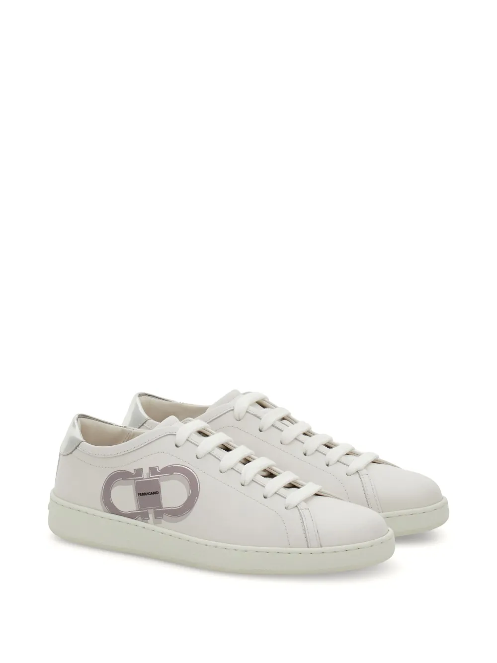 Ferragamo Double Gancini sneakers White