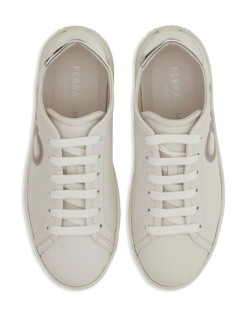 Ferragamo Double Gancini sneakers White