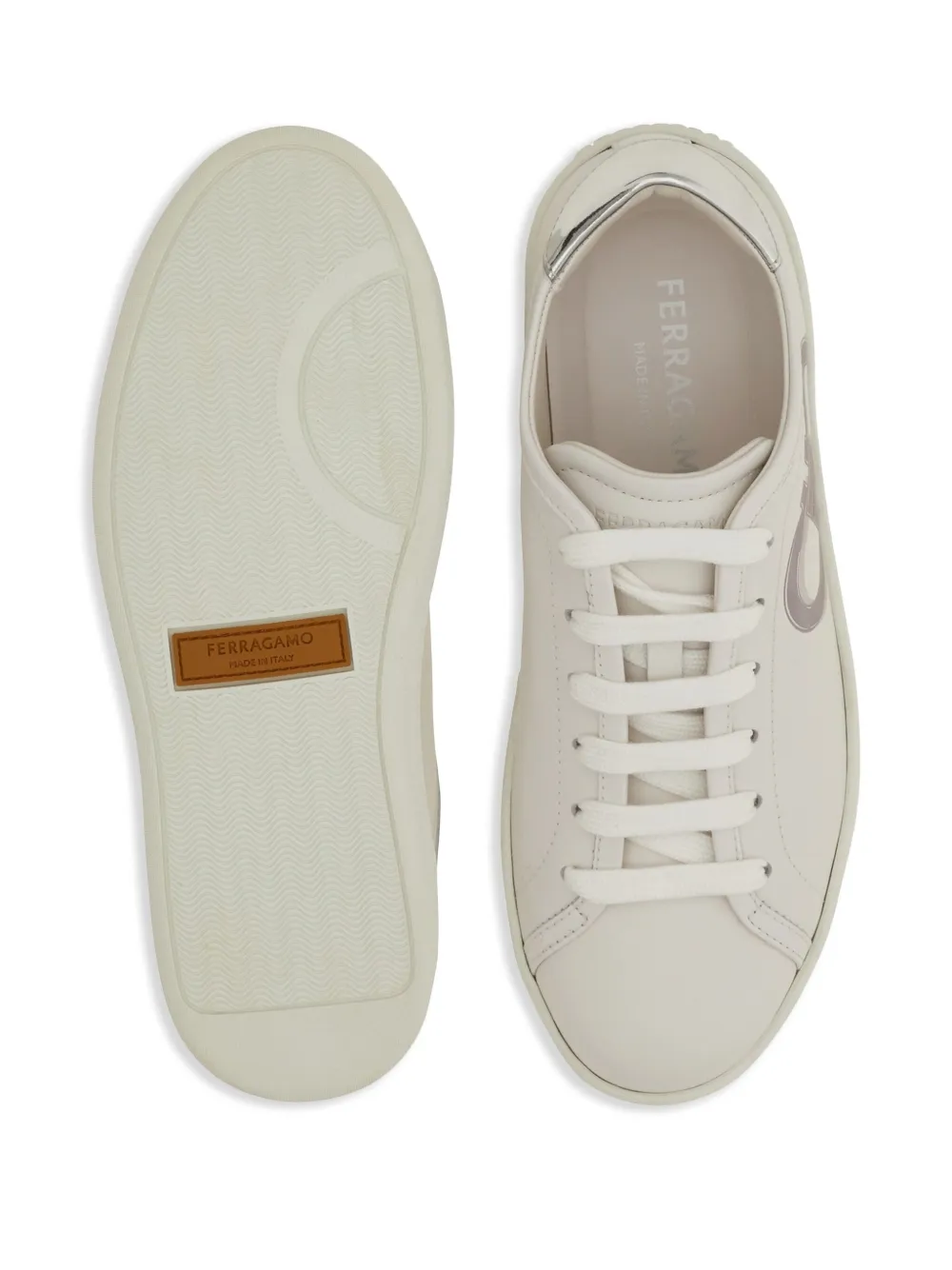 Ferragamo Double Gancini sneakers White