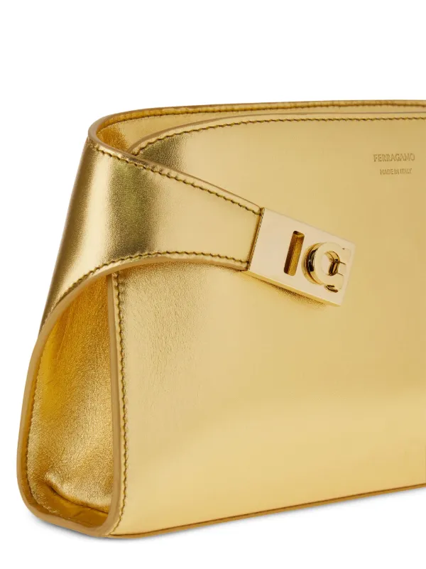 Ferragamo Hug ショルダーバッグ ミニ | ゴールドトーン | FARFETCH JP