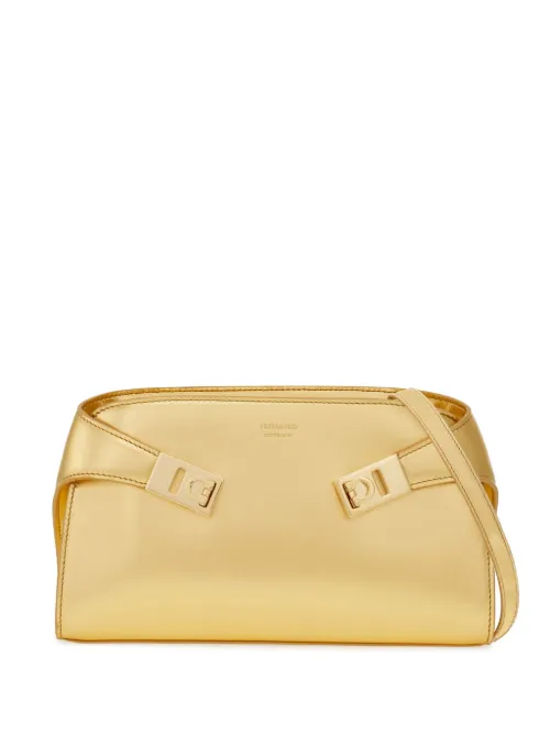 Mini sac à bandoulière à rabat - Ferragamo - Modalova