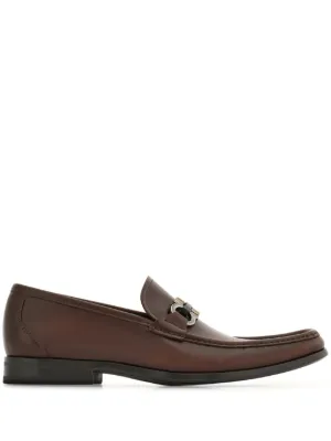 Ferragamo Gancini-buckle Leather Loafers | Black | FARFETCH ZA
