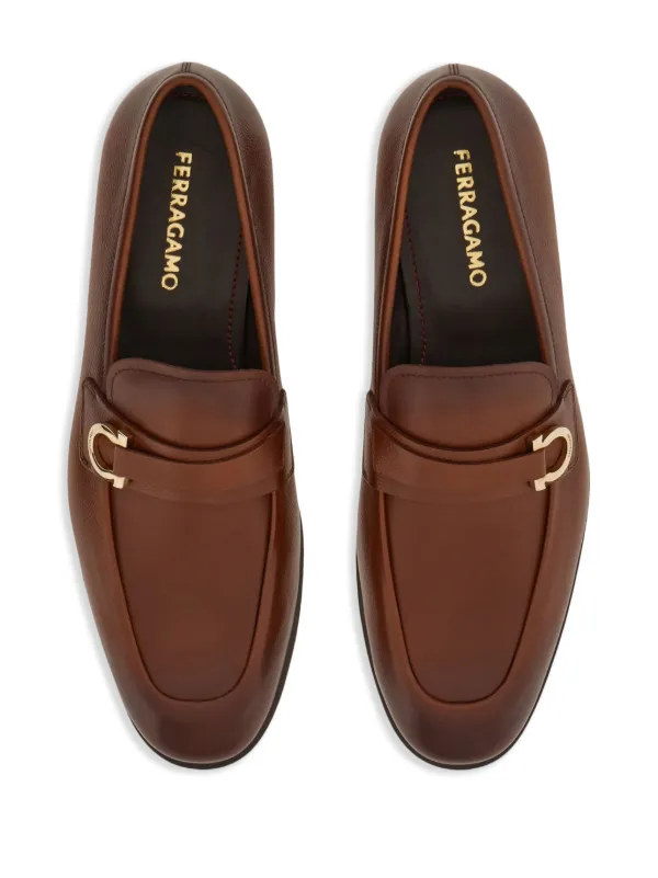 ふるさと納税 Ferragamo JP FARFETCH | ブラウン | ローファー ガンチーニ 靴