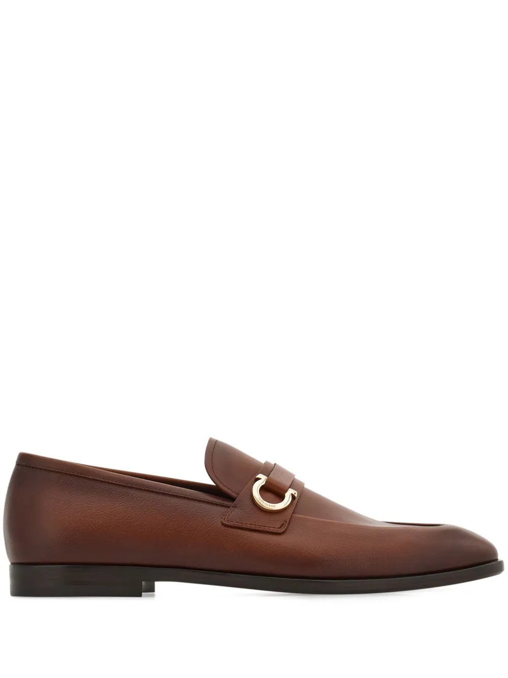 Ferragamo Gancini-plaque loafers | Brown | Image 1