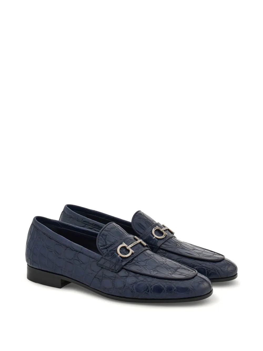 Ferragamo Gancini loafers Blue