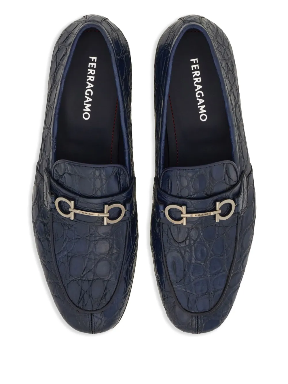 Ferragamo Gancini loafers Blue