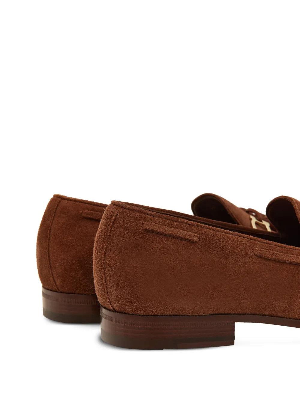 Ferragamo tasseled loafers Brown