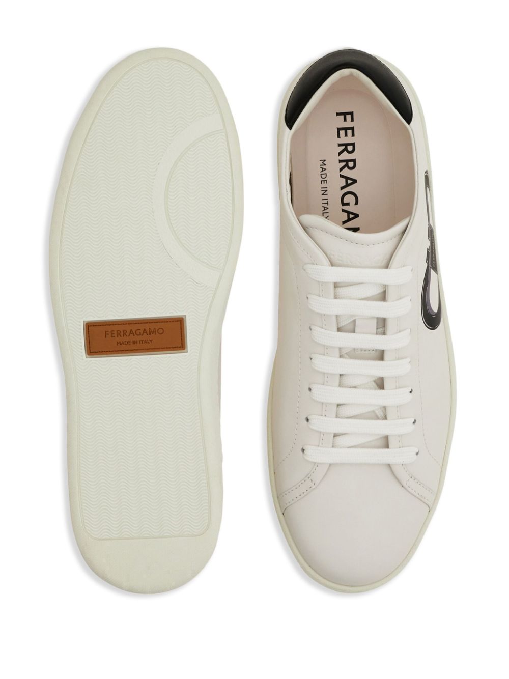 Ferragamo Double Gancini sneakers White