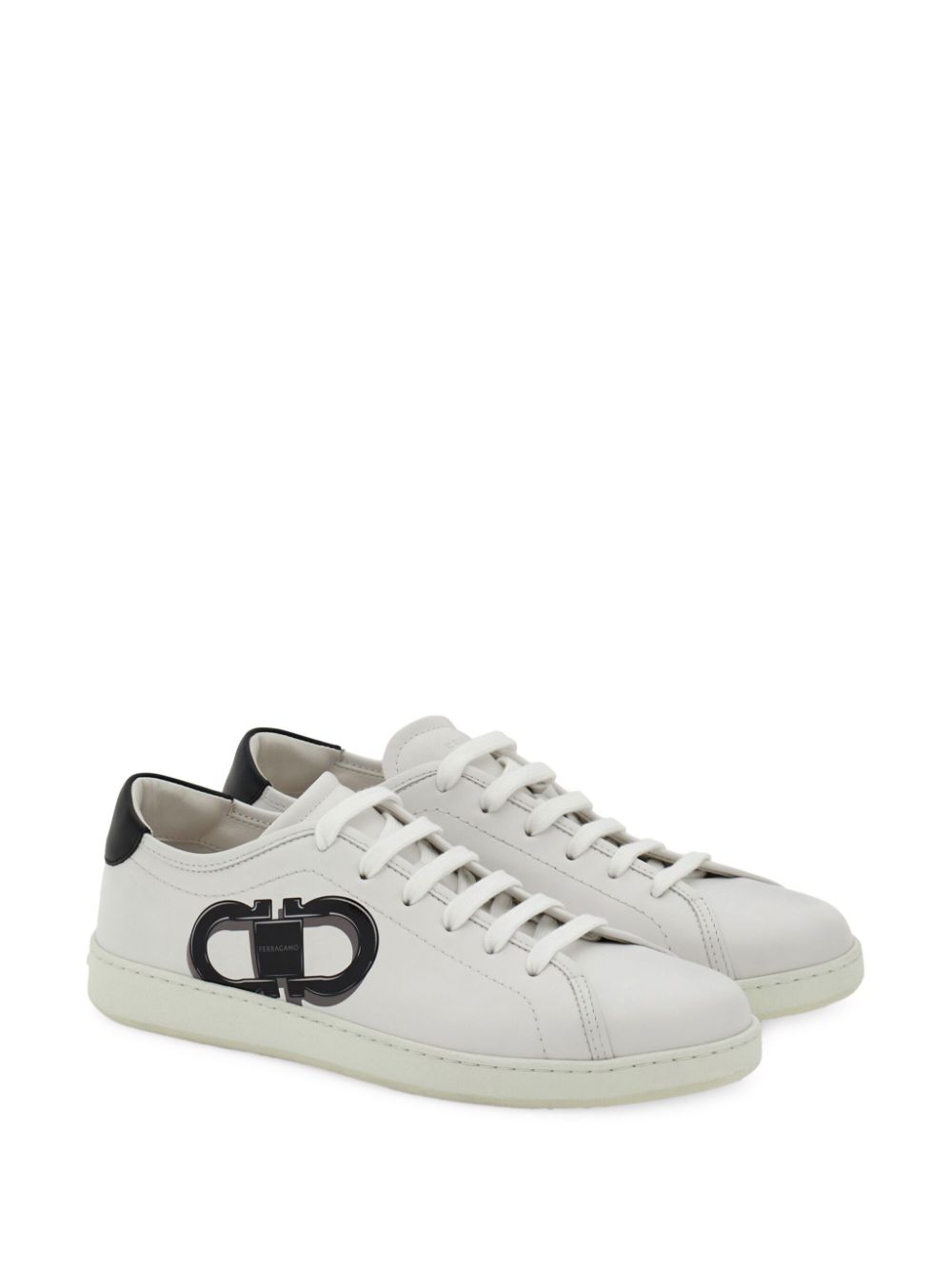 Ferragamo Double Gancini sneakers White