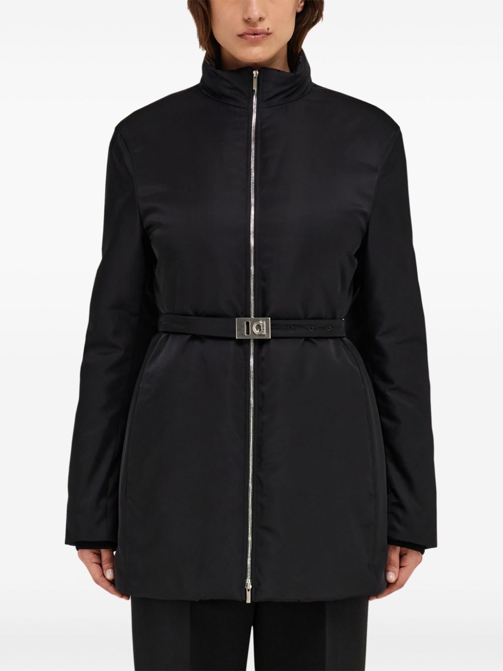 Shop Ferragamo Hug Jacket In Schwarz