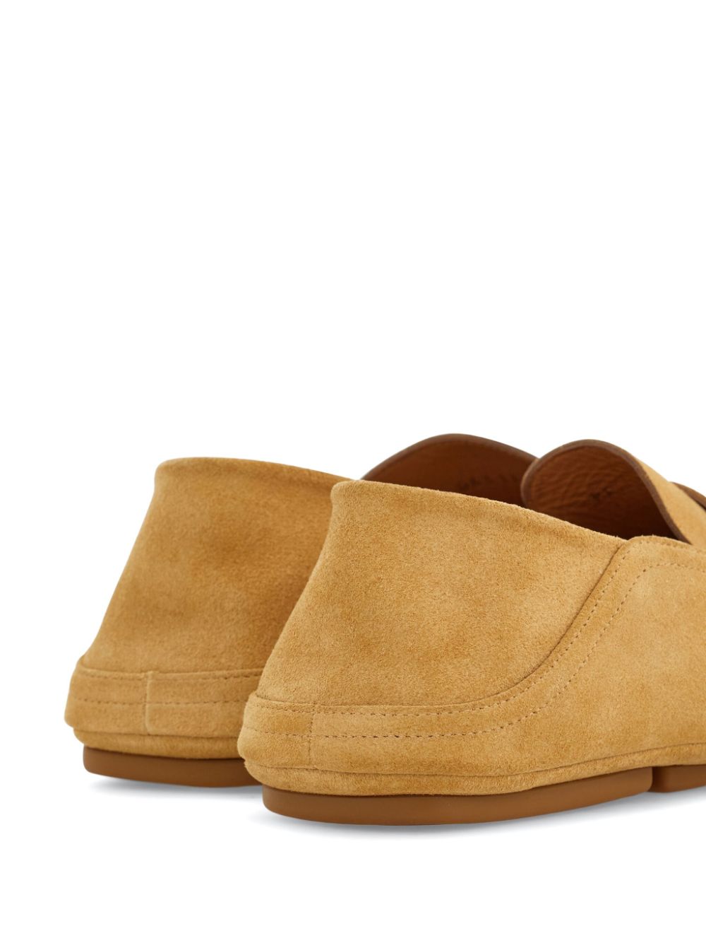 Ferragamo Loafers met Gancini-plakkaat Beige