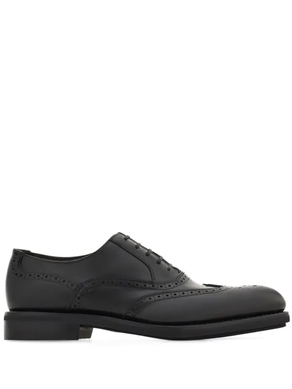 靴 FERRAGAMO tramezza 6.5 Black ferragamo-tramezza-leather-