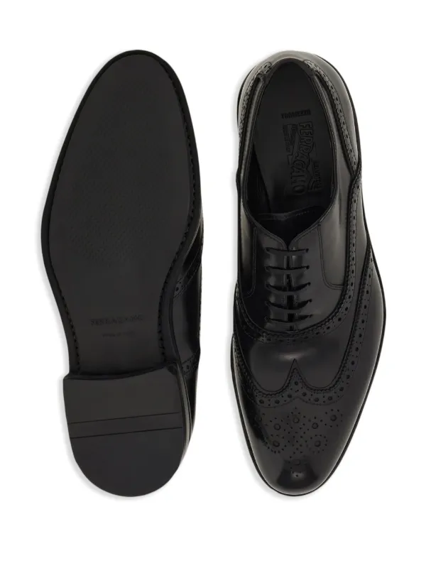 Ferragamo Tramezza Oxford Shoes | Black | FARFETCH