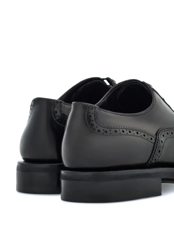 靴 FERRAGAMO tramezza 6.5 Black Ferragamo Tramezza Oxford Shoes | Black | FARFETCH